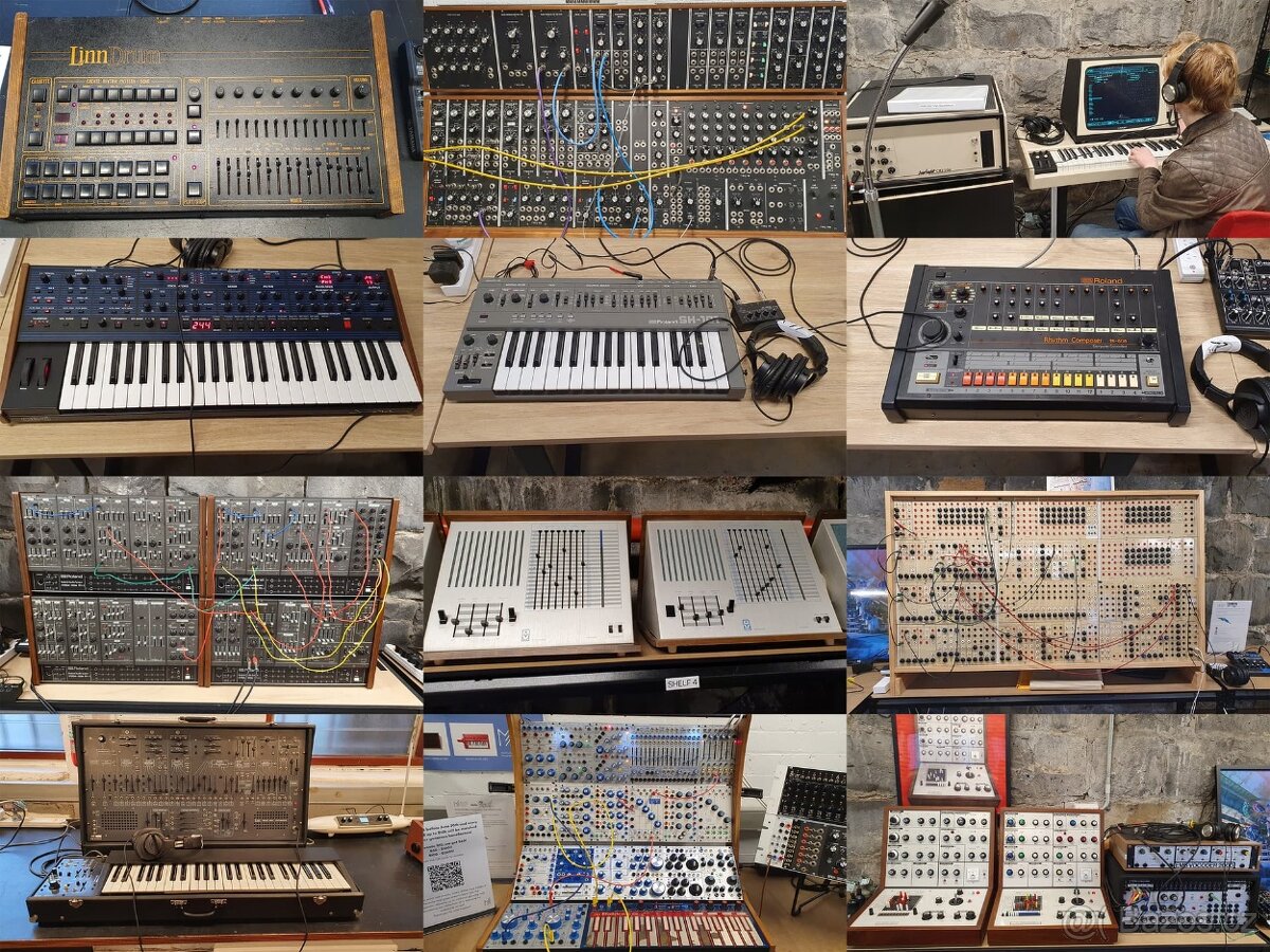 Staré syntezátory a audio studiová technika