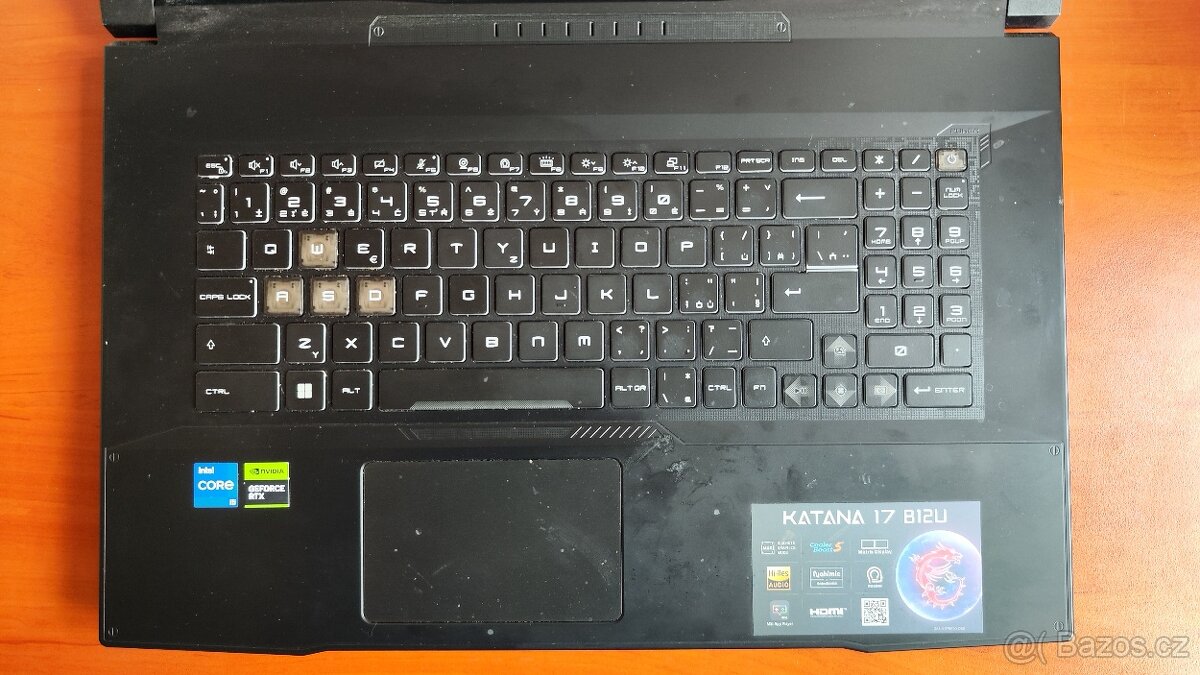 MSI Katana 17 B12UDXK-886CZ i5-12450H, 16GB DDR4