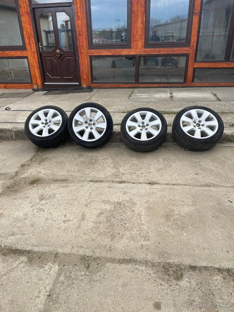 Alu kola 5x112, pneu Continental zimní 235/45 R18