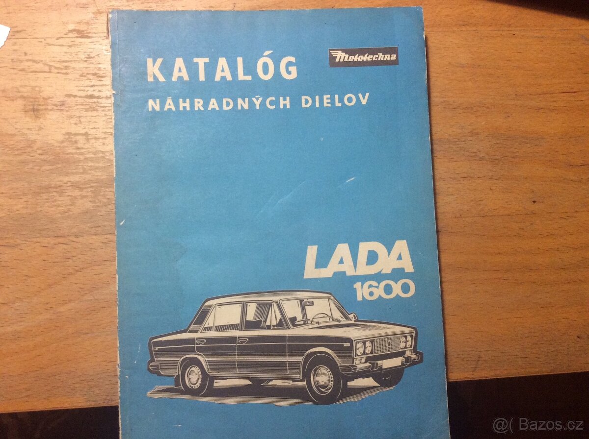 Katalog náhradních dílu Lada 1600 rok 1982