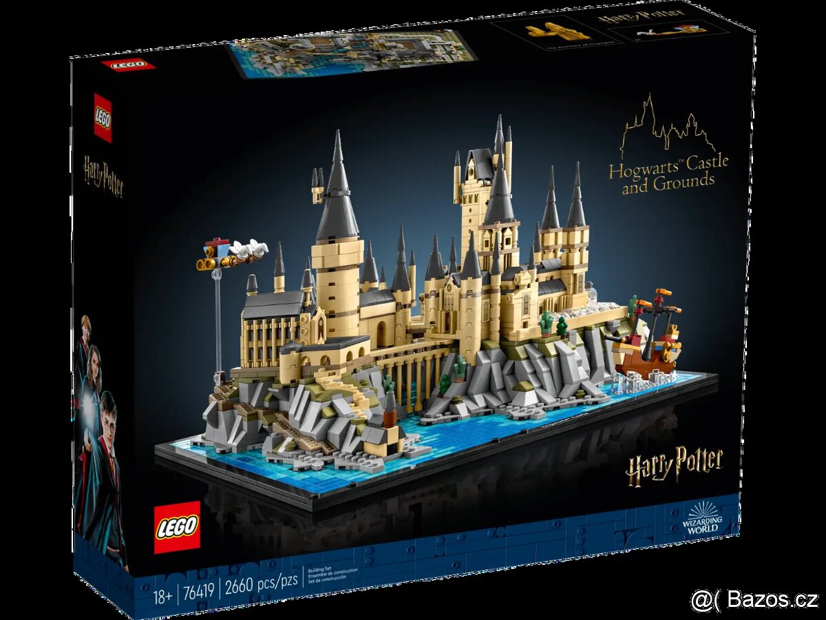 Lego 76419 Bradavický hrad a okolí - rozbaleno