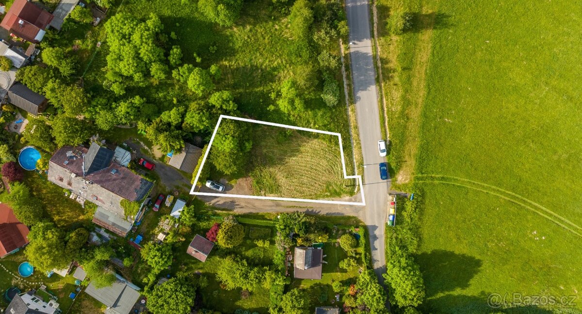Prodej stavební parcely 648 m2 v Liberci - Machnín