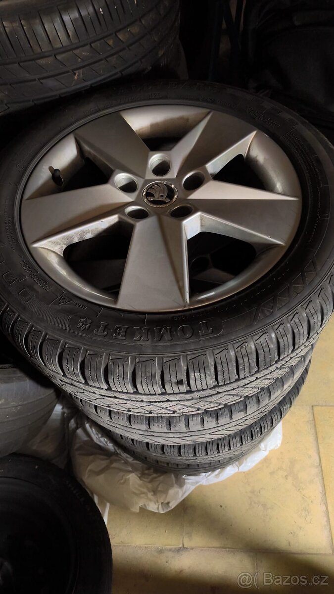 Alu Disky Škoda + Pneu