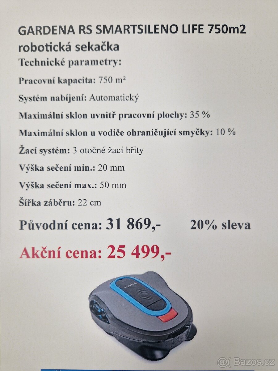 Robotická sekačka