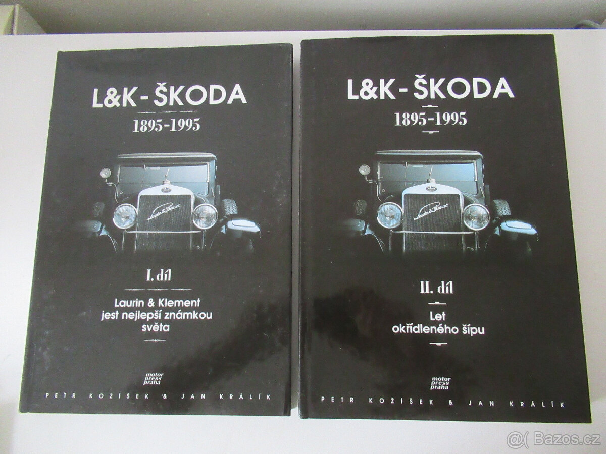 Knihy LaK-ŠKODA 1895-1995 I. a II. díl.
