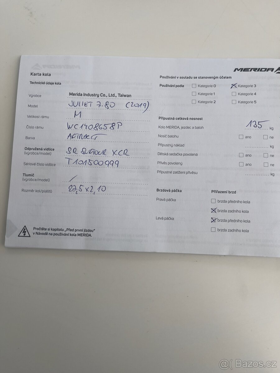 Dětské kolo , rám M