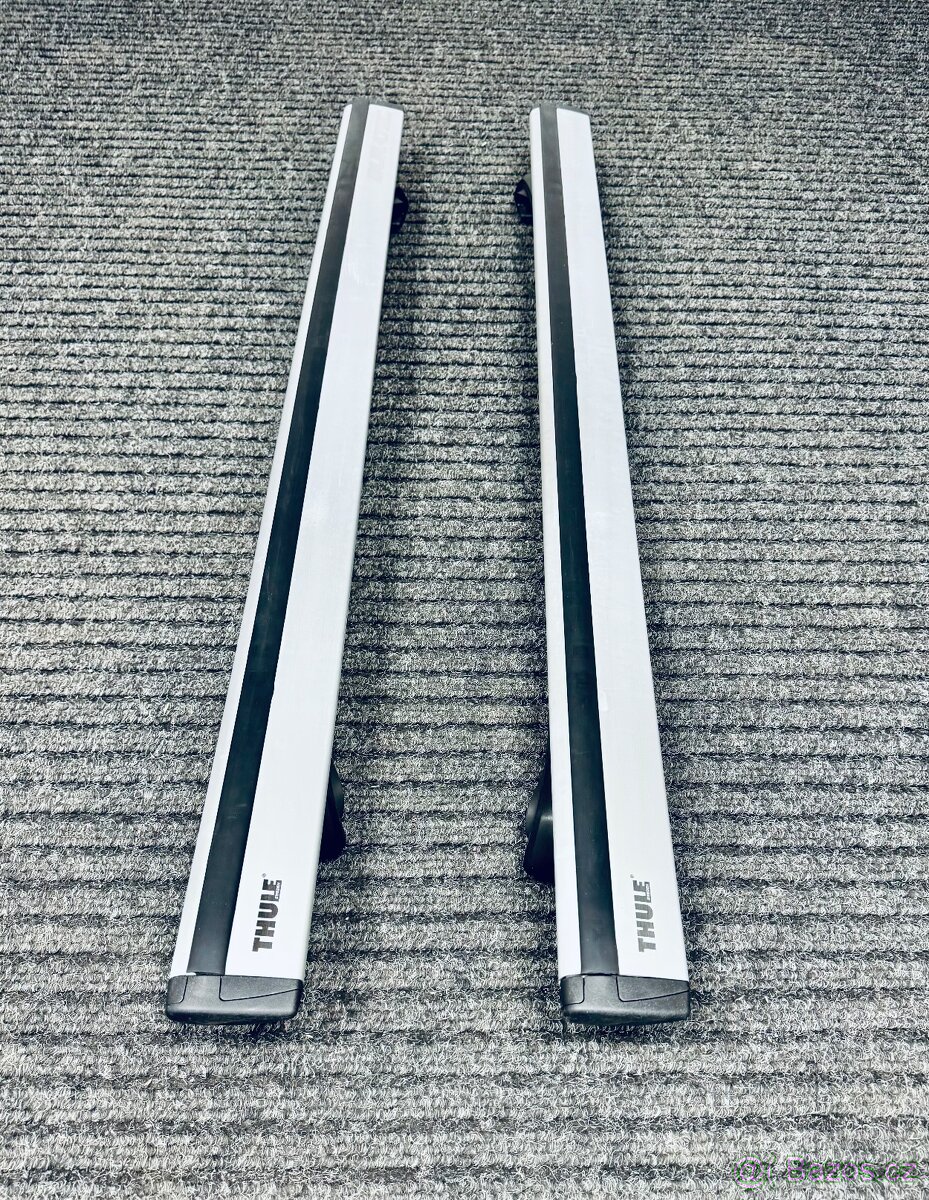 Střešní nosiče Thule Wingbar 961 (118 cm) + patky Thule 757