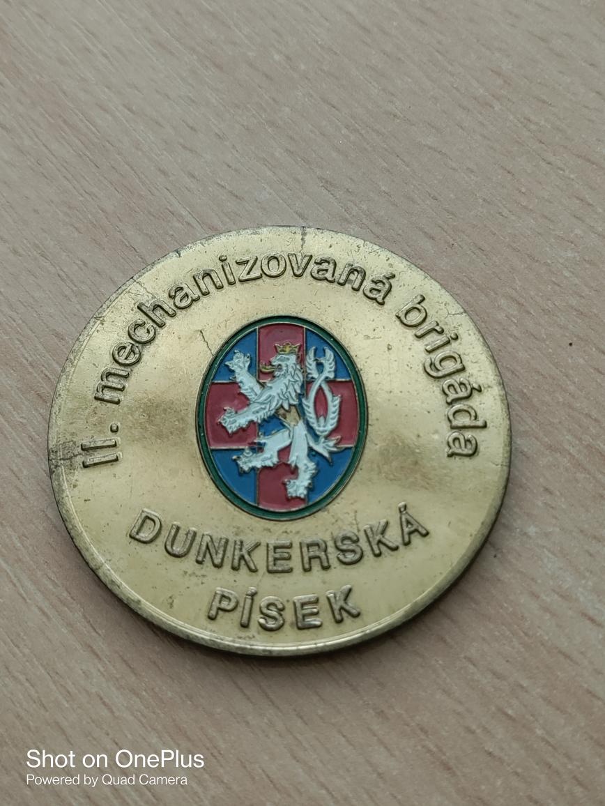 Medaile II mechanizované ˇˇDunkersk顡 brigády Písek