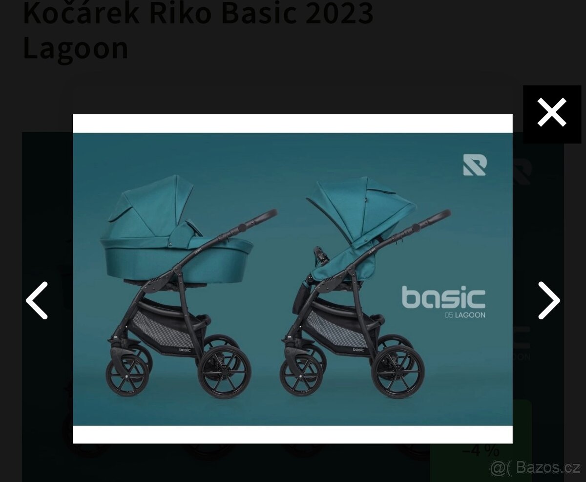 Kočárek Riko basic kolekce 2023