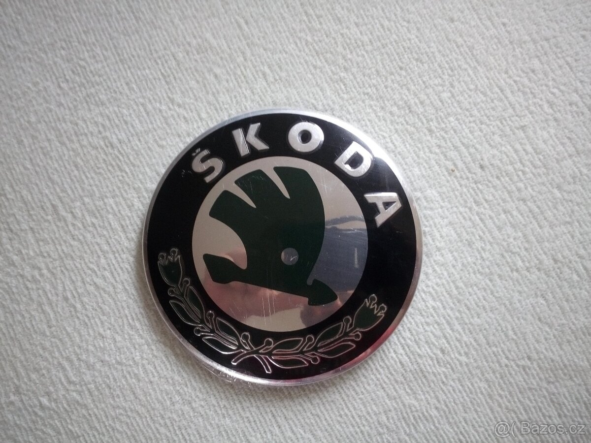 Znak škoda průměr 9cm nový, nepoužitý