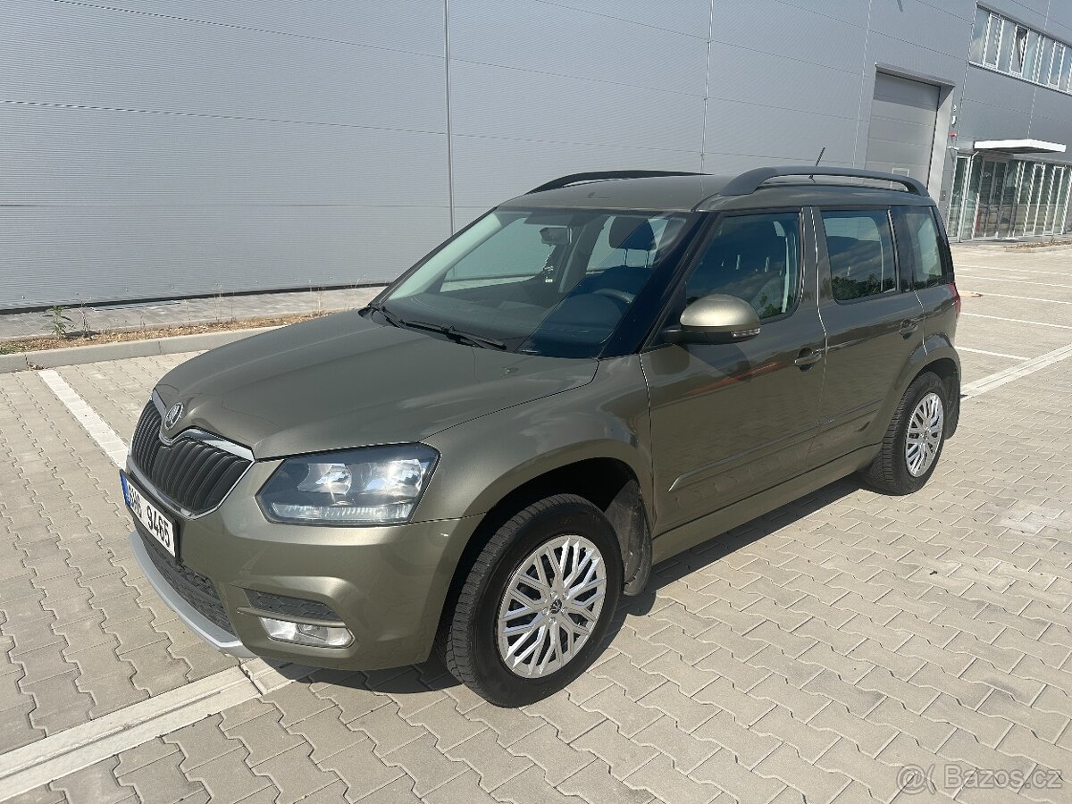 Škoda Yeti, 2.0 TDi 81kw, 4x4,ČR,1.maj,DPH