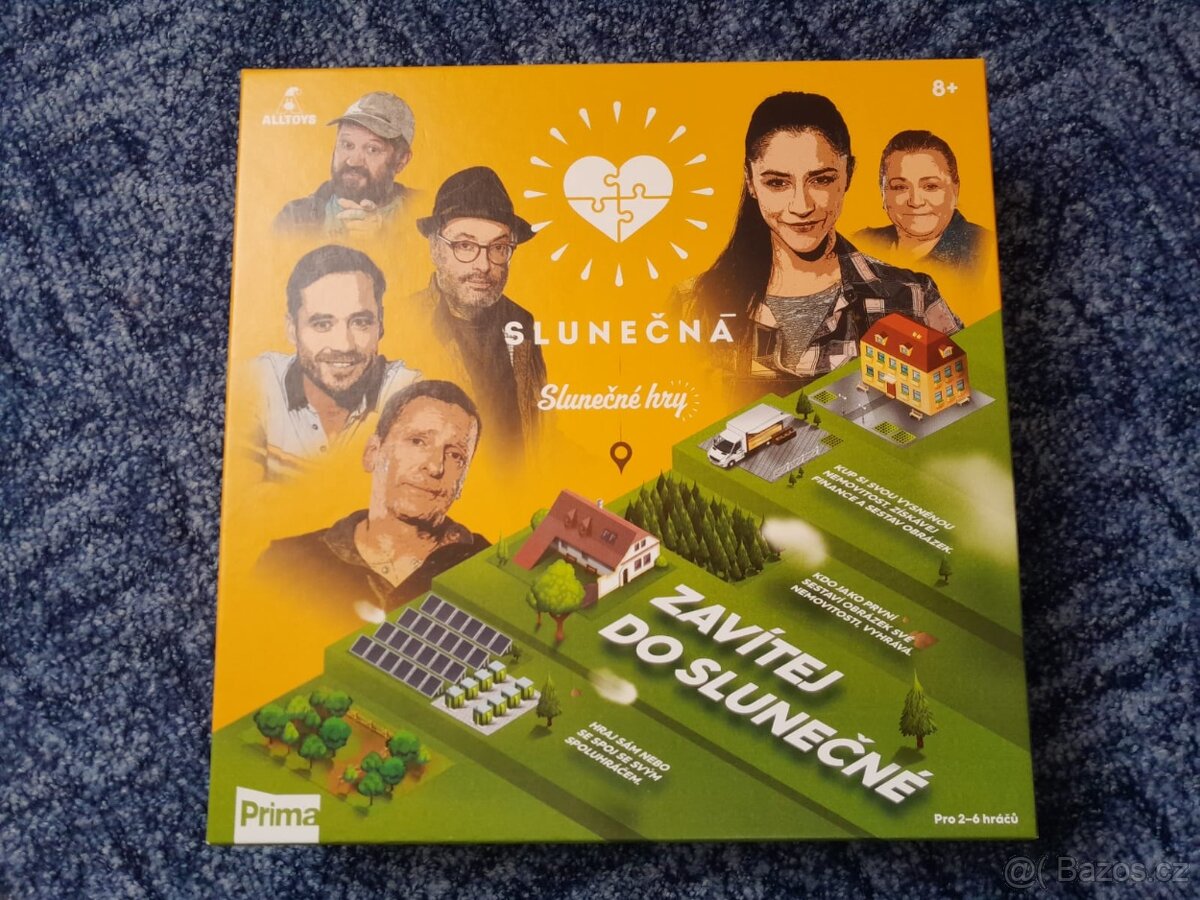 Společenská hra Slunečná - Zavítej do Slunečné