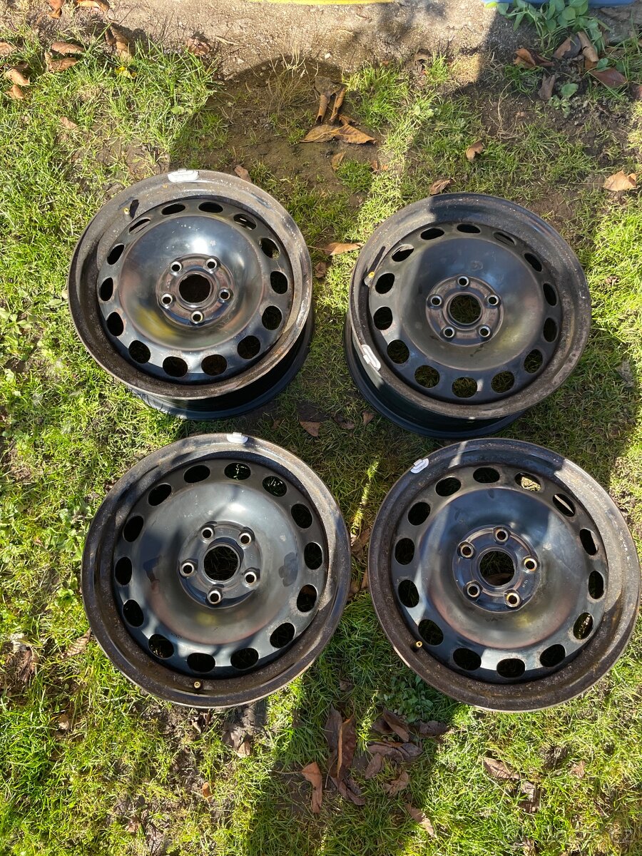 Disky 5x112 r16 plechy+poklice