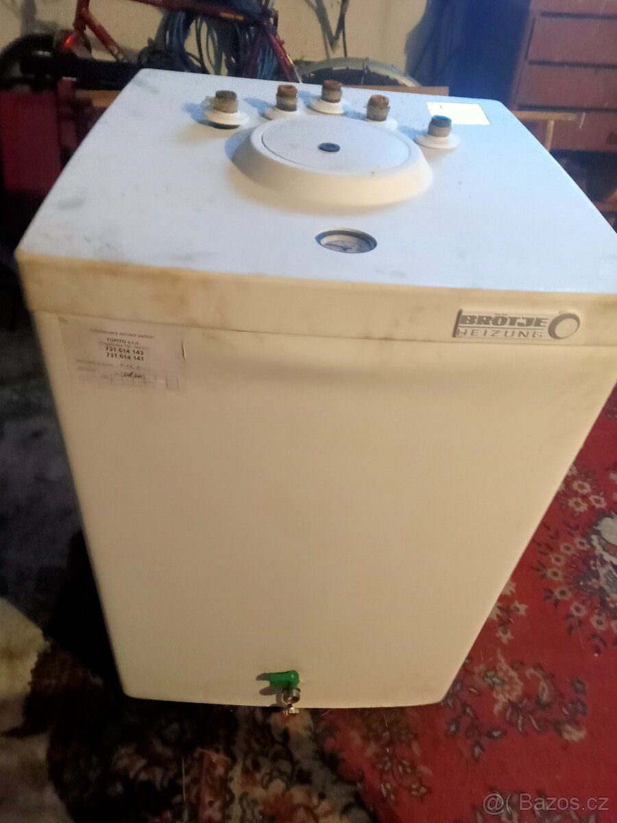 Zásobník na vodu Brotje 120 litrů k plynovému kotli.