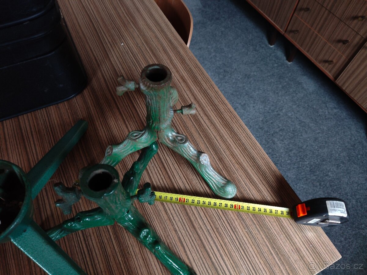 3x retro stojan na stromeček