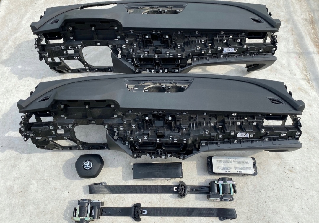 Airbagová sada Škoda Superb 4 s novou originální deskou