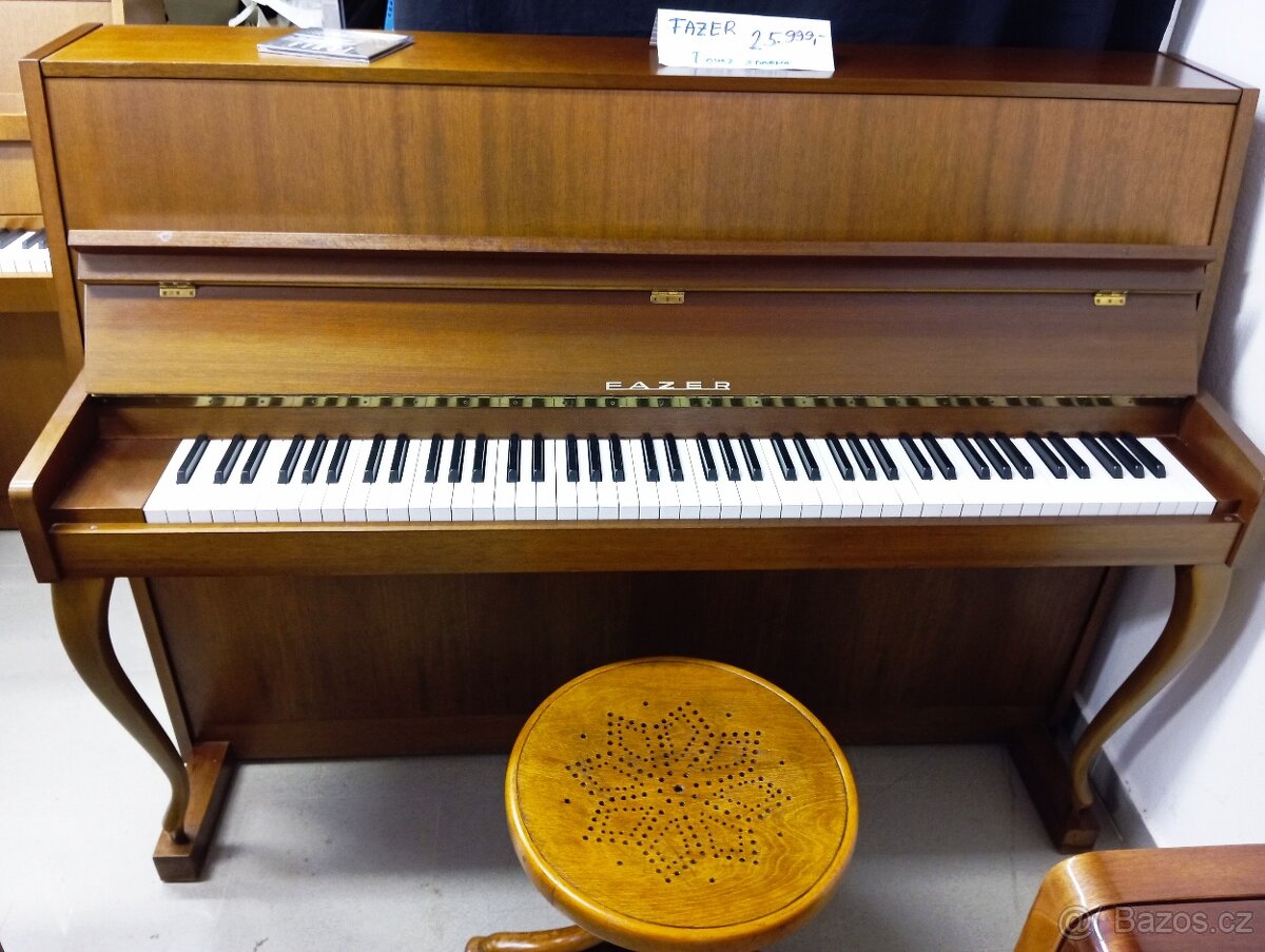 Prodám pianino Fazer-Dovoz po ČR zdarma 24/7