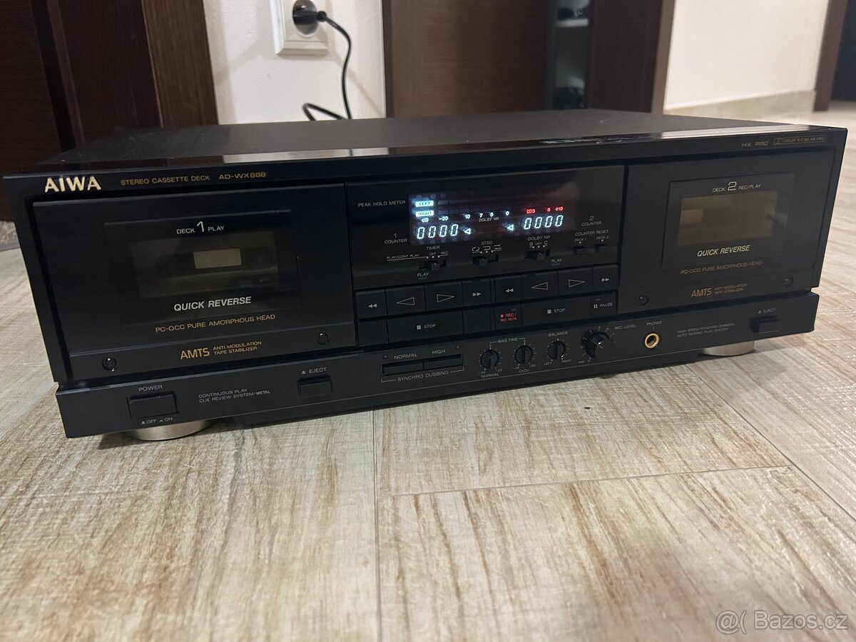 Aiwa AD-WX888 stereo double cassette deck