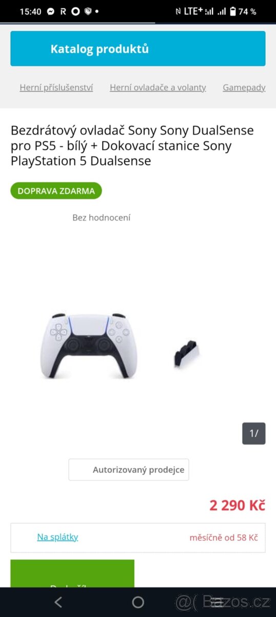 Prodám ps5 ovladač