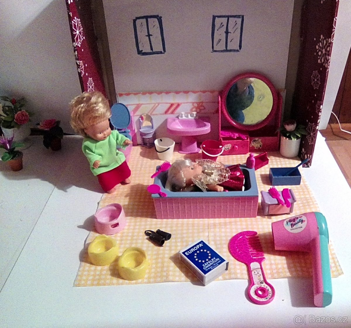 Nábytek pro panenky Koupelna