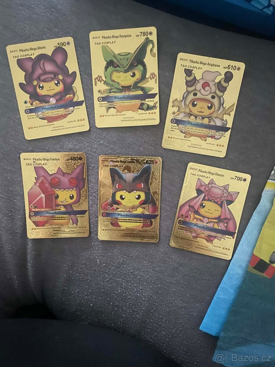 Karty pokemon zlaté