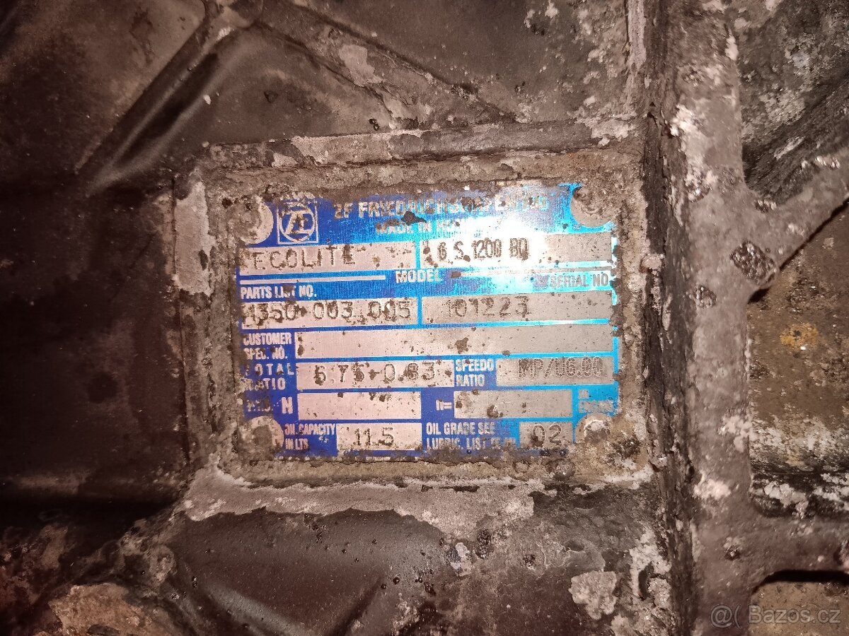 Převod ZF ECOLITE 6 S 1200BD