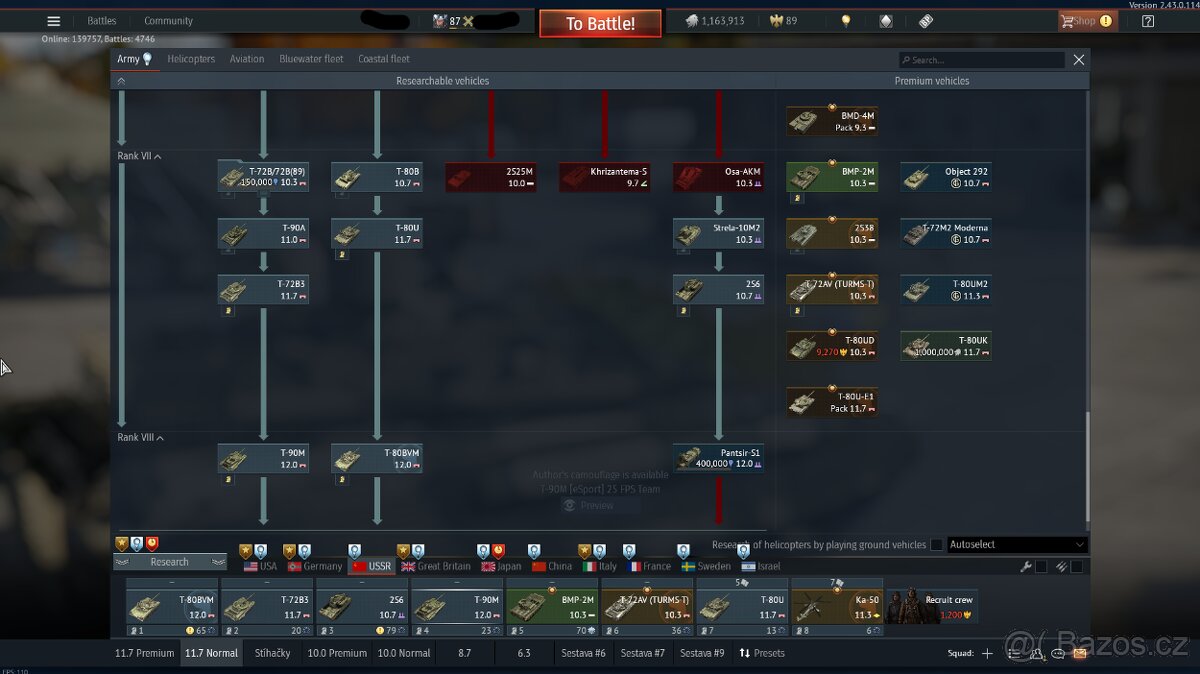 Warthunder účet