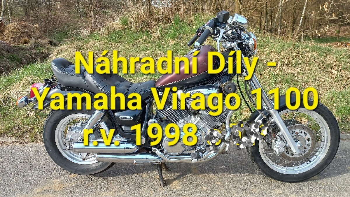 YAMAHA XV 1100 VIRAGO - NÁHRADNÍ DÍLY - MANUÁL