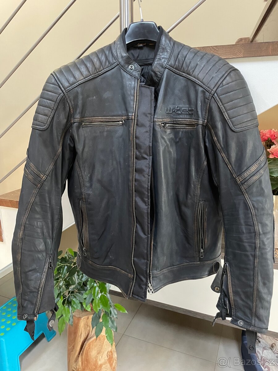 Kožená moto bunda