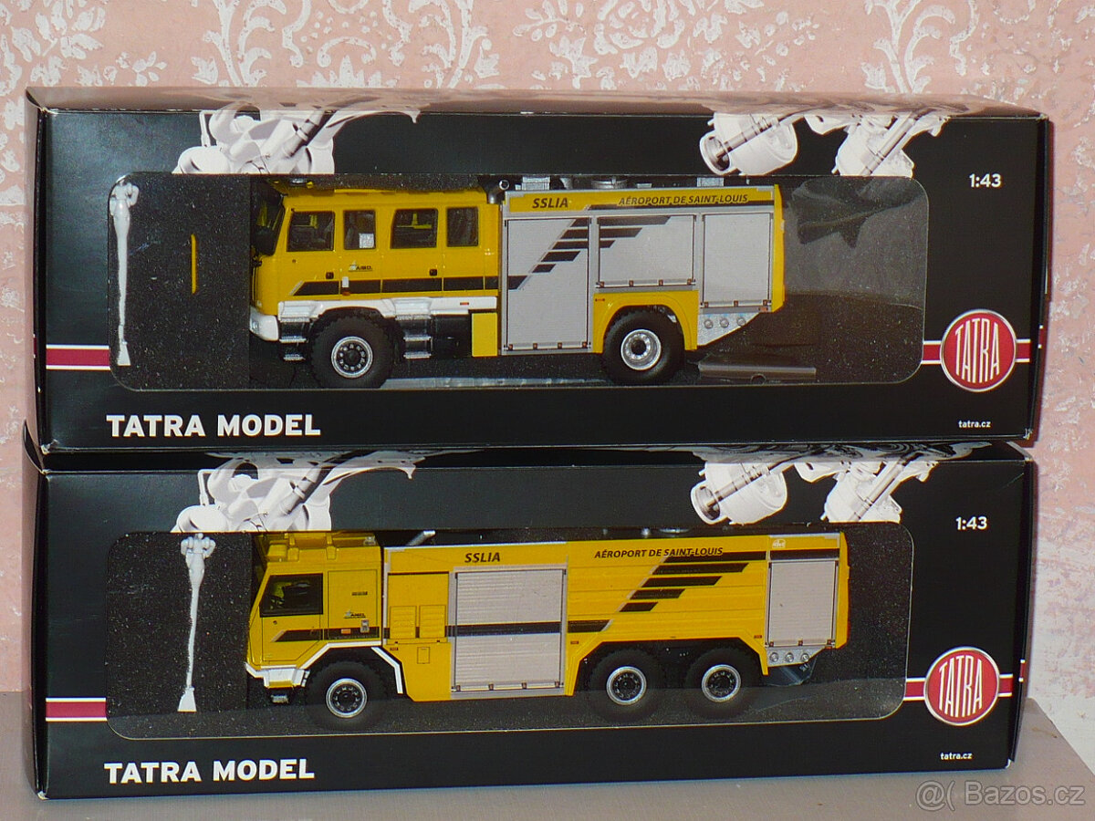 Sběratelské modely KADEN Tatra 815 + Tatra 815-7 HASIČI