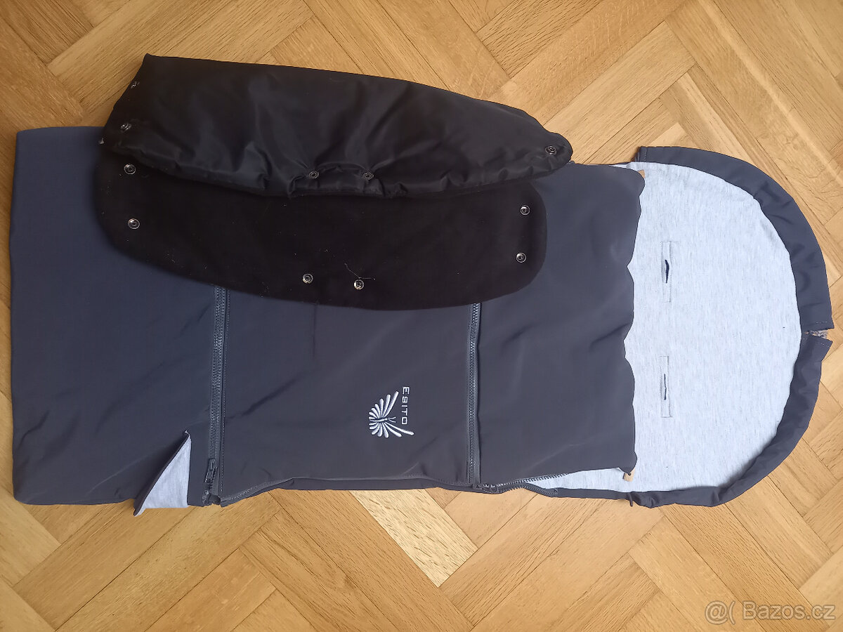 podzimní softshellový fusak ESITO + rukávník na kočár