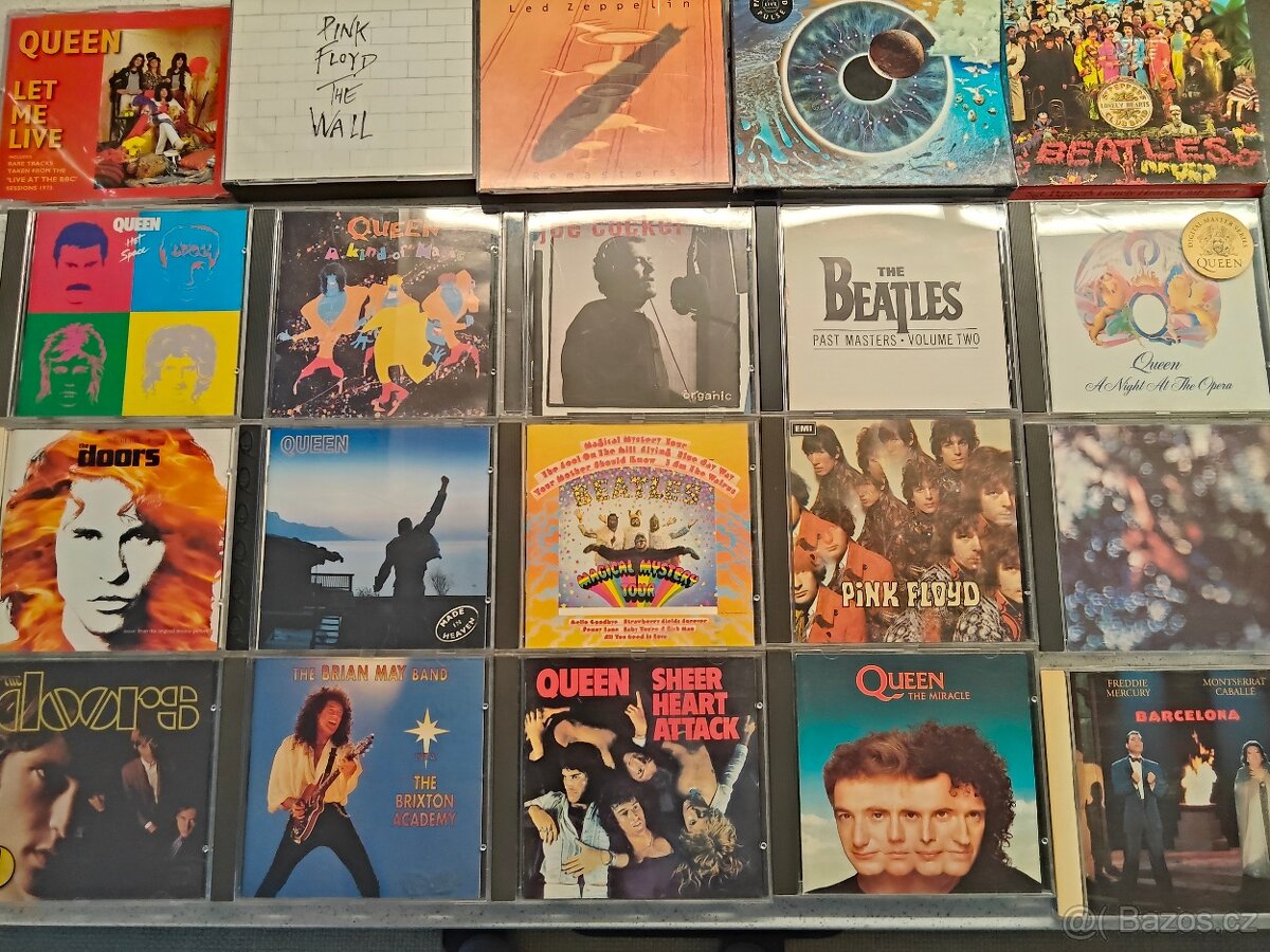 Queen, Beatles, Pink Floyd, Doors