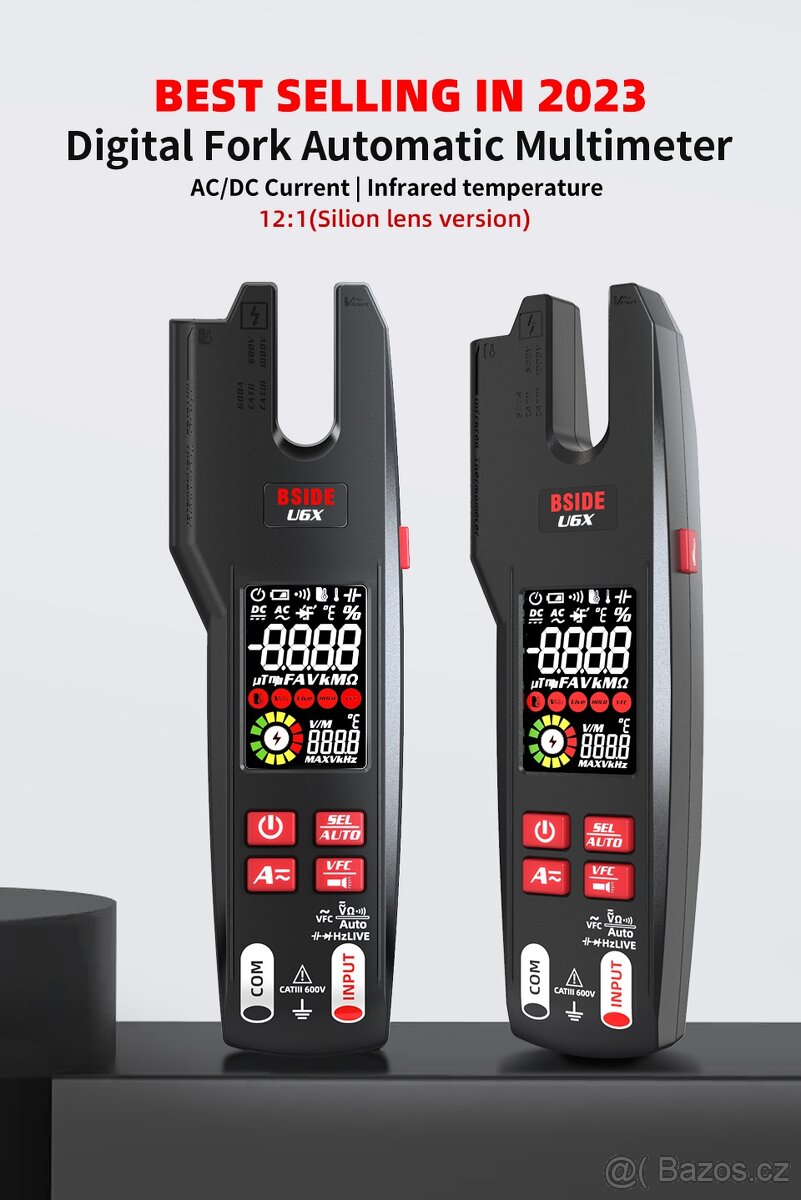 Klešťový multimeter BSIDE U6X
