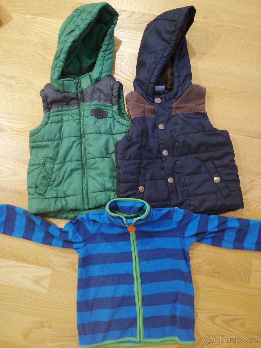 Vesty a mikina