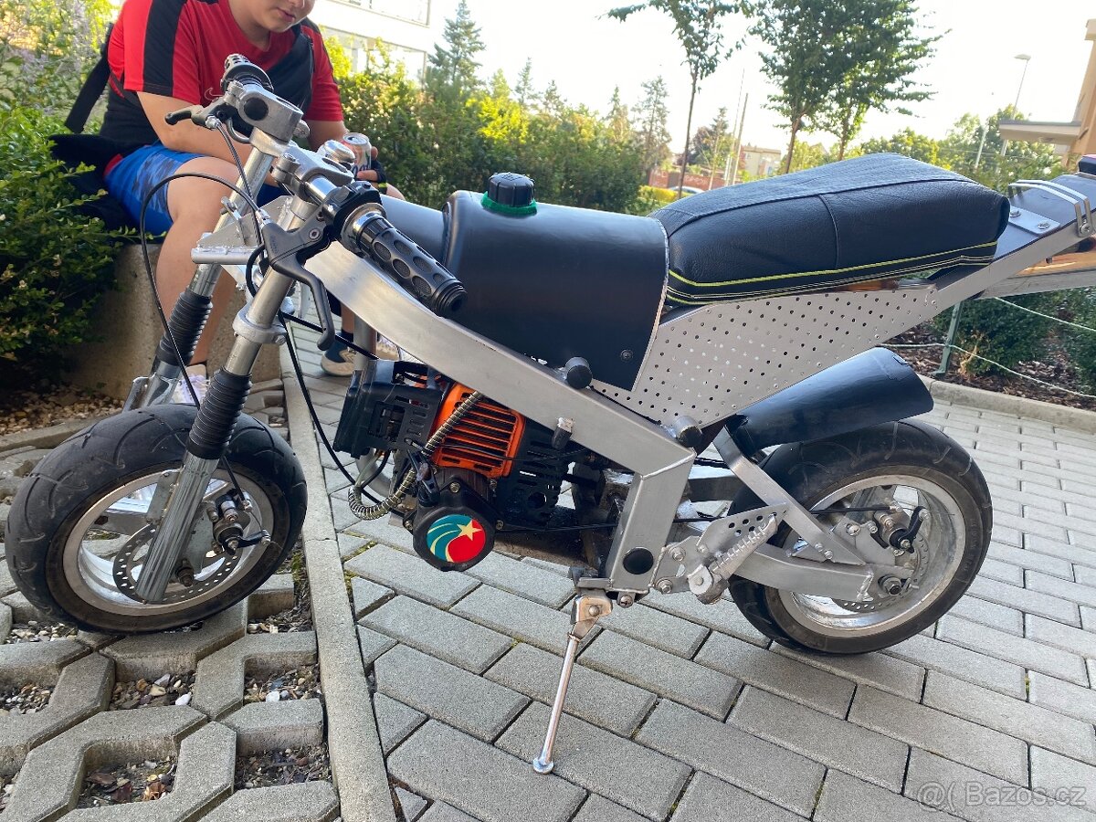 ✅Velký celoodpružený minibike✅