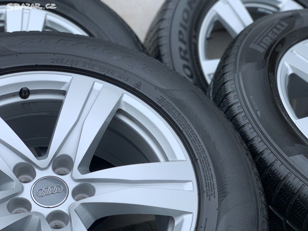 Originální kola AUDI Q7 5x112 R18 ZIMNÍ PNEU č.H27
