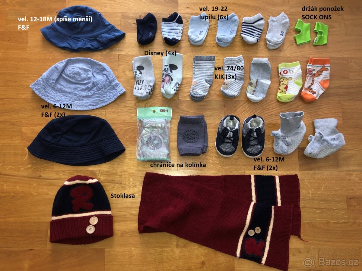 Dětské doplňky 6-12 měsíců - pro chlapečka
