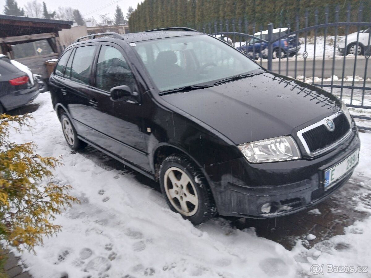 Škoda Fabia 1.9Tdi, 74kW, kombi, Nová STK