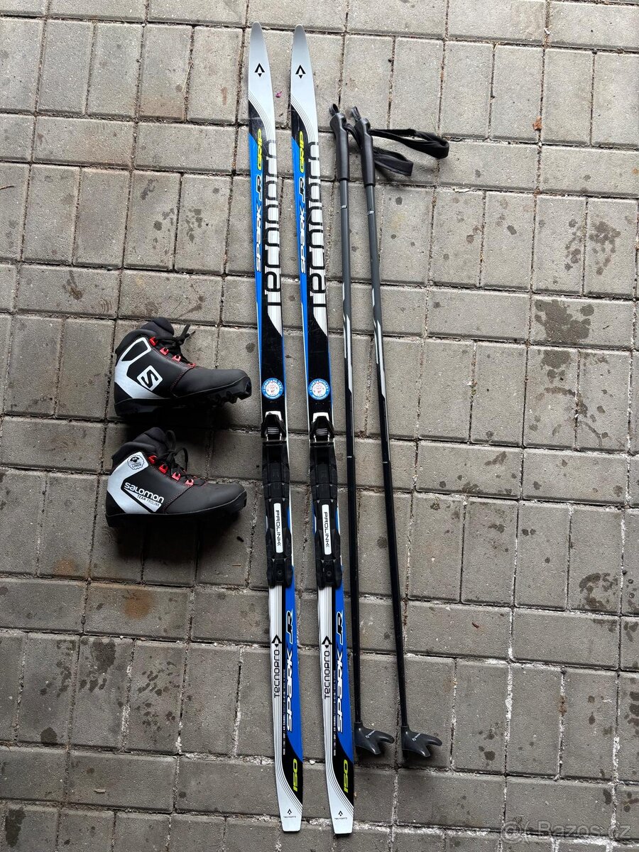 Běžecké lyže Tecnopro Spark JR Grip 150 cm