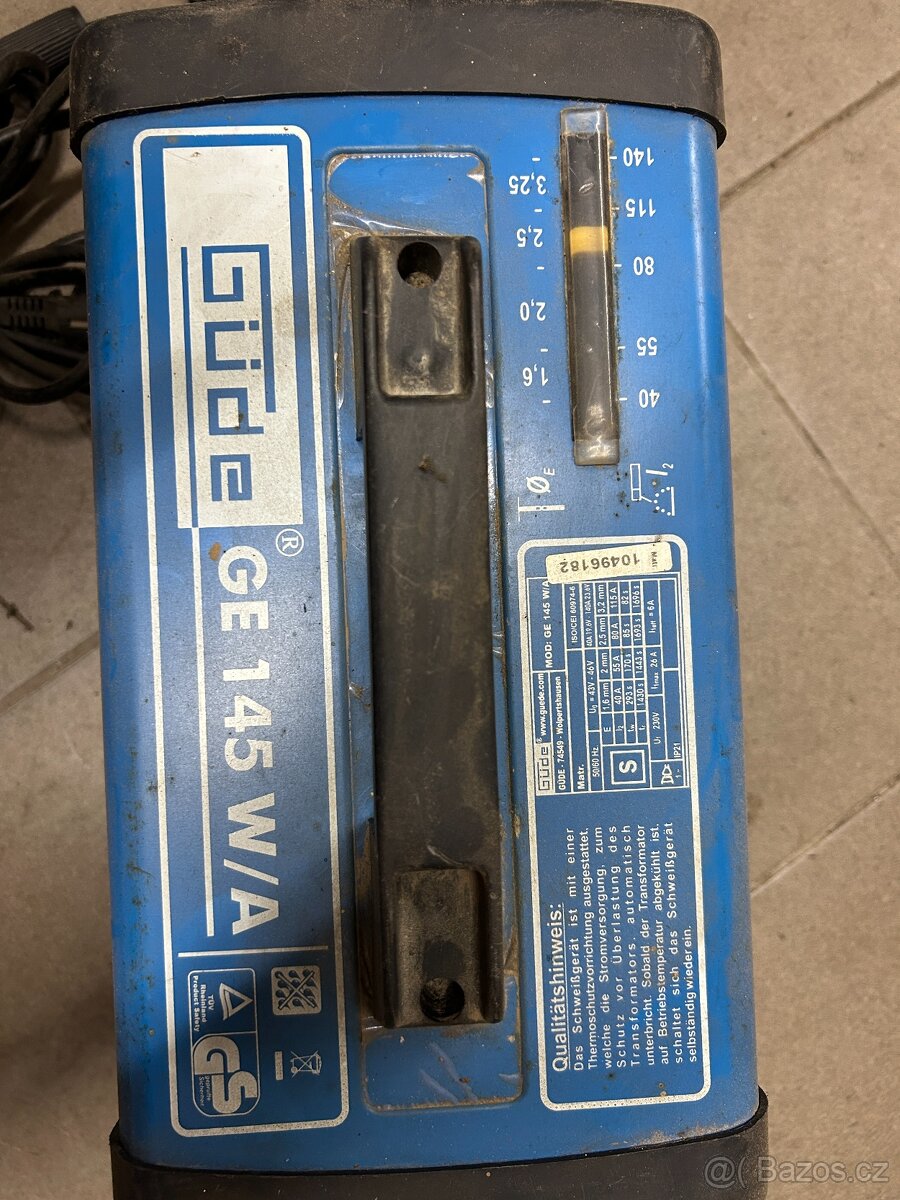 Elektrodová svářečka Güde GE 145 W/A