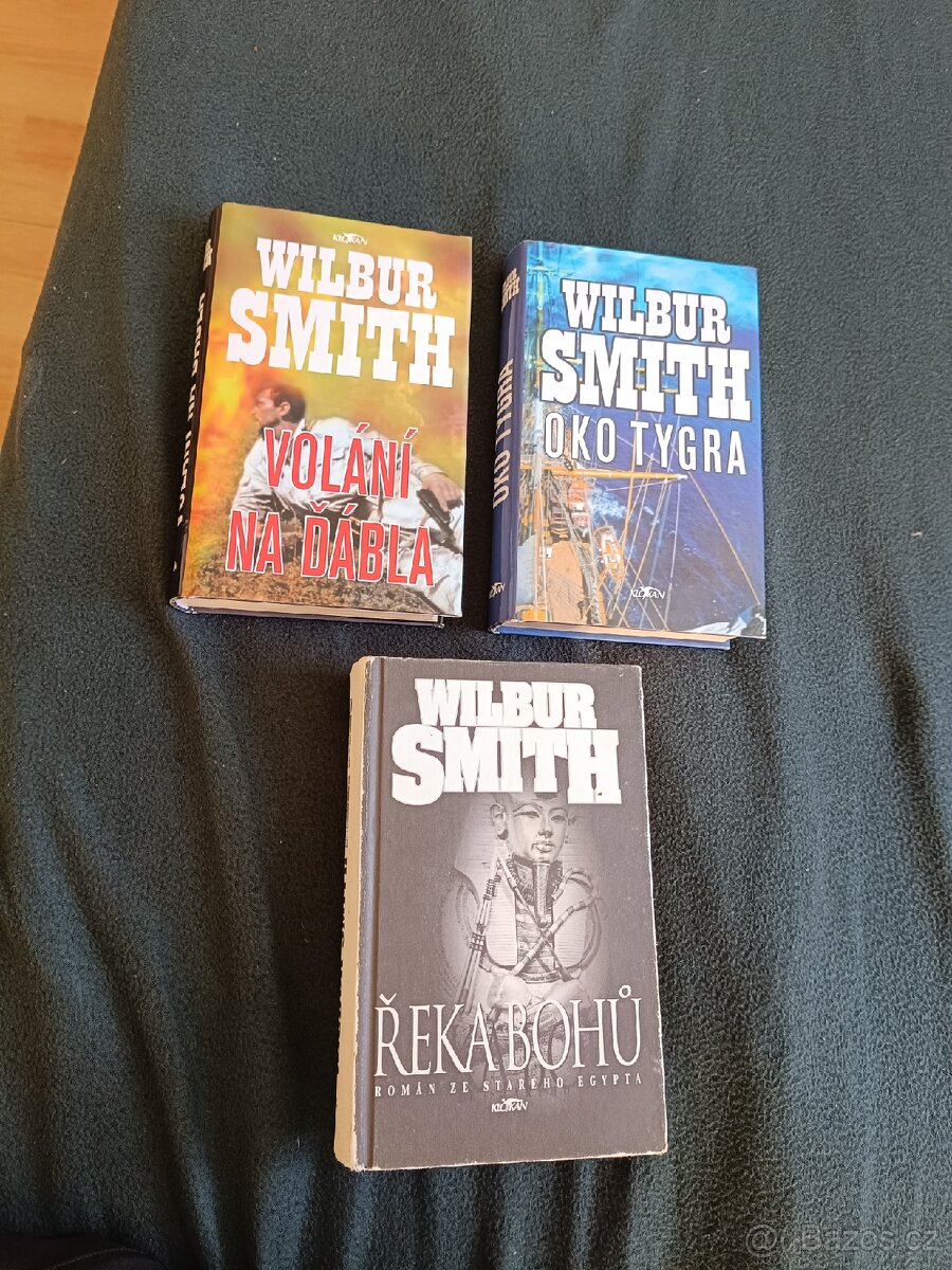 Wilbur Smith 3 knihy kus 70 Kč