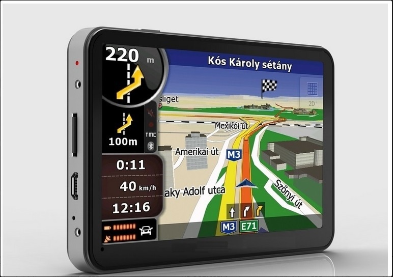 OBŘÍ 7" GPS NAVIGACE, HD, 256 RAM, 8GB, FM, 3D mapy-NOVÁ