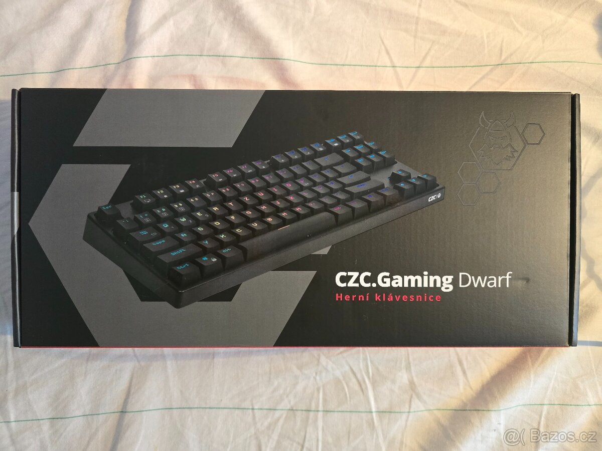 Herní mechanická klávesnice CZC.Gaming Dwarf TKL bezdrátová