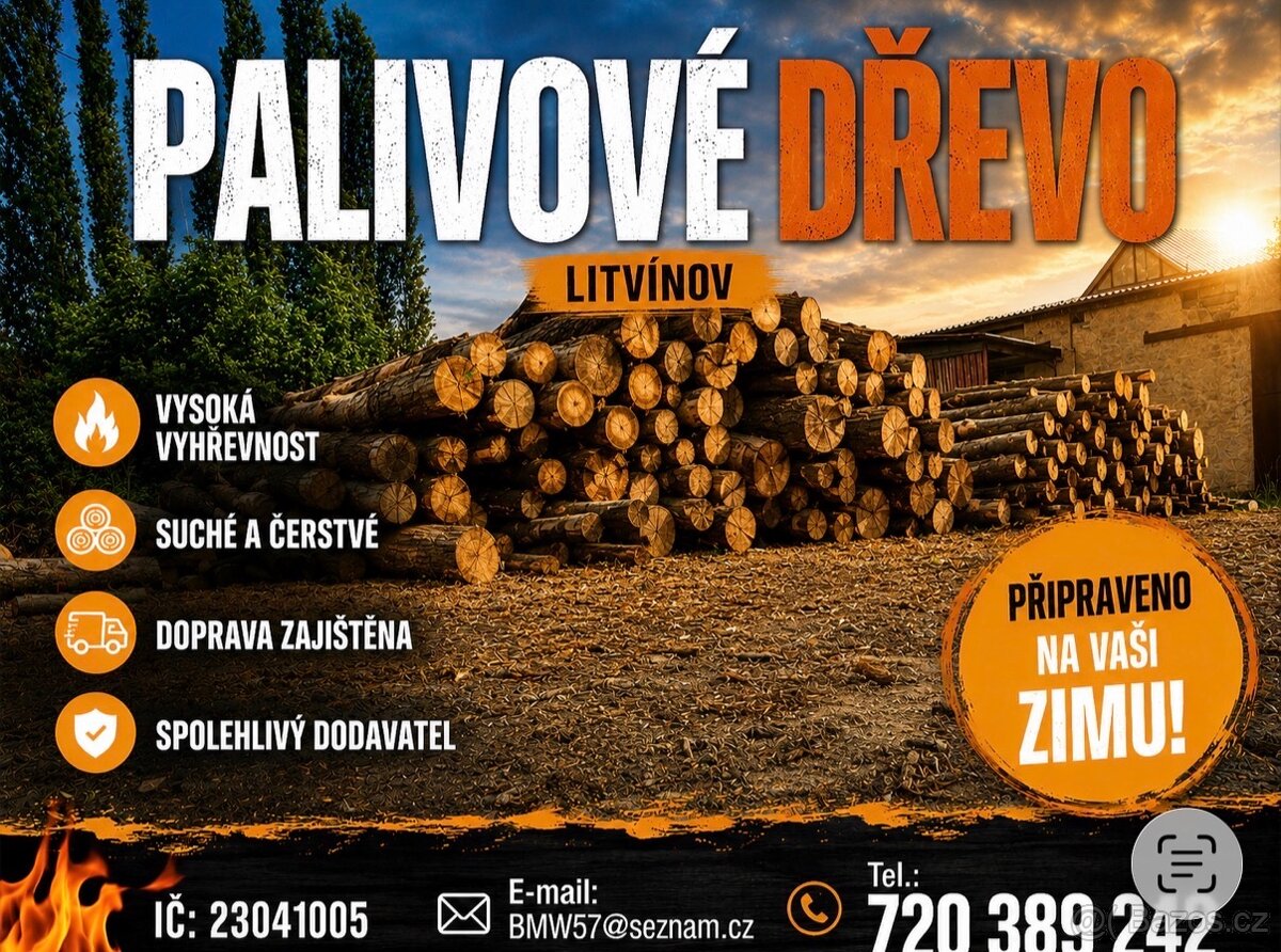 Palivové dřevo Litvínov