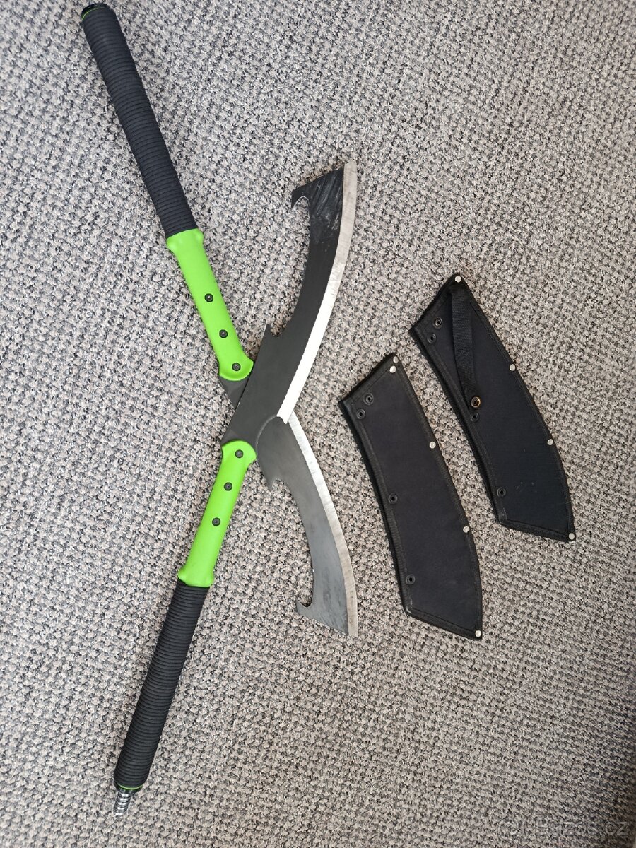 Zombie Spear dvojitá postapo mačeta