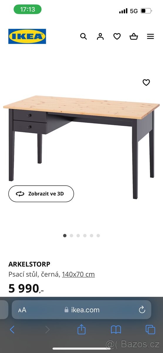 Psací stůl IKEA ARKELSTORP