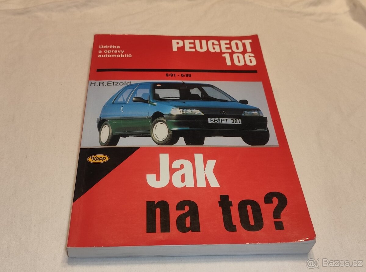 PEUGEOT 106 - příručka na opravy a údržbu - manuál