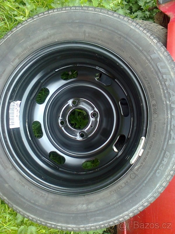 1ks,kola,Citroen,Peugeot,195/65/R15,letní pneu Bridgestone