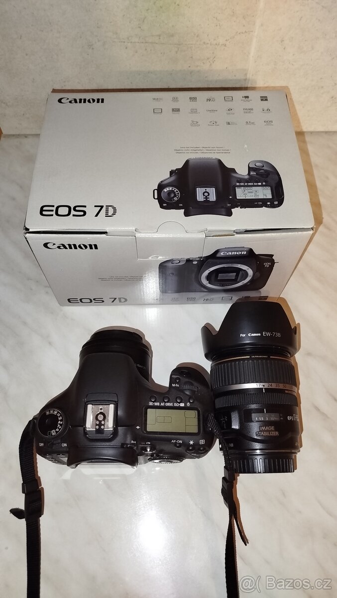Zánovní Canon EOS 7D + objektivy (TOP STAV)