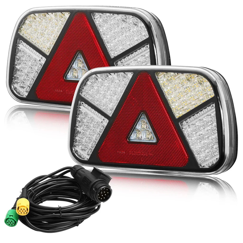 LED Sada Zadních Světel pro Přívěs, 12V Vodotěsná